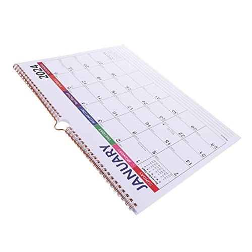 STOBOK Wandkalender 2024 Wandplaner Elektronisch Wir Büro Adventskalender Digitale Wanduhr Riesiger Wandkalender Produkte Whiteboard-kalender Spachtelmasse Für Wände Betrieben Drei Papier von STOBOK