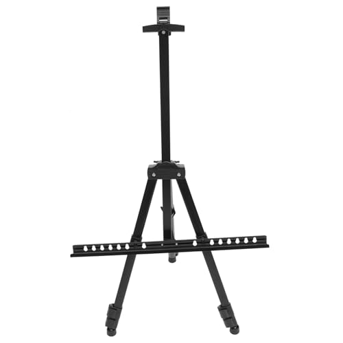 STOBOK klappbare Staffelei tripod terassenliege dreibein gestell stativ easel Präsentationsständer Nummer brillenetui verstellbarer Staffeleiständer Staffelei für den Haushalt Polyester von STOBOK