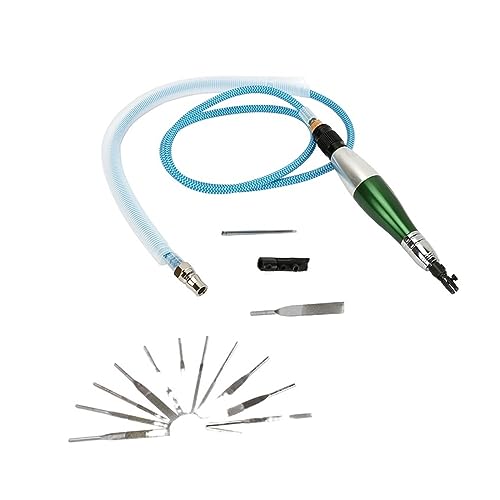 STRAFBRG 1/8" Ultraschall-Pneumatik-Luft-Mikro-Reziprok-Schwingfeilenschleifer, Diamant-Ultraschall-Vibrationsfeile,Kraftvolle Leistung(A) von STRAFBRG