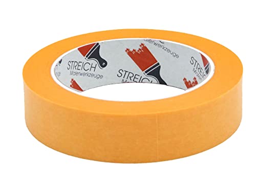 STREICH Malerwerkzeuge 36 x Goldband Abklebeband 25 mm x 50 m | Lackier-Klebeband für Innen, Außen, 4 Monate UV-Stabil von STREICH Malerwerkzeuge