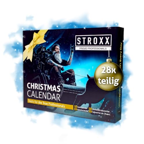 STROXX 28tlg. Adventskalender 2024 - Werkzeug - Handwerker - Heimwerker - Werkzeugkalender - Premium-Werkzeuge von STROXX