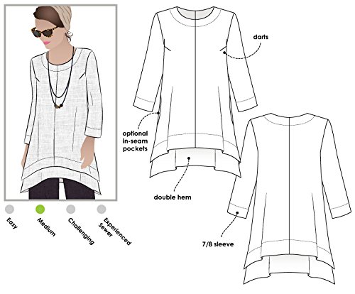 Style Arc Sewing Pattern - Daisy Designer Pant and Tunic Outfit (Sizes 04-16) von STYLEARC