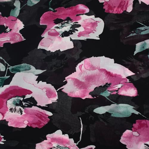 STYLISH FABRIC 147,3 cm breiter bedruckter Hi-Multi-Chiffon-gewaschener Stoff, weiches Material, Bekleidung, Vorhänge, Stirnband, Accessoires, Heimdekoration, Schule und DIY-Projekt, 2,7 m STYLISH FABRIC 147,3 cm breiter bedruckter Hi-Multi-Chiffon-gewaschener Stoff, weiches Material, Bekleidung, Vorhänge, Stirnband, Accessoires, Heimdekoration, Schule und DIY-Projekt, 2,7 m von STYLISH FABRIC