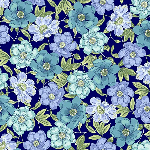 STYLISH FABRIC 147,3 cm breiter bedruckter Hi-Multi-Chiffon-gewaschener Stoff, weiches Material, Bekleidung, Vorhänge, Stirnband, Accessoires, Heimdekoration, Schule und DIY-Projekt, 9,1 m, Marineblau STYLISH FABRIC 147,3 cm breiter bedruckter Hi-Multi-Chiffon-gewaschener Stoff, weiches Material, Bekleidung, Vorhänge, Stirnband, Accessoires, Heimdekoration, Schule und DIY-Projekt, 9,1 m, Marineblau von STYLISH FABRIC