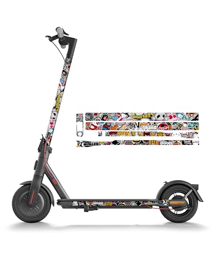 Personalisierter Vinyl für Elektroroller Xiaomi 4 Lite 2024 | Modell StickerBomb Lite | von STYLISH SCOOTERS