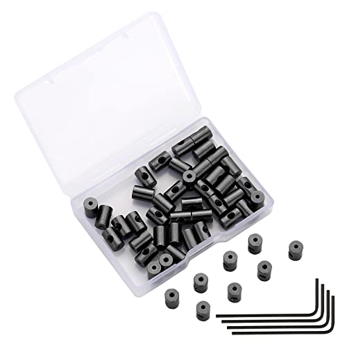 SUBANG 40 Stück Pin Keepers Pin Locks Pin Backs Verriegelung Verriegelungsstift Keeper Backs mit 3 Schraubenschlüsseln, alles in Aufbewahrungsbox, 9 mm x 6 mm von SUBANG