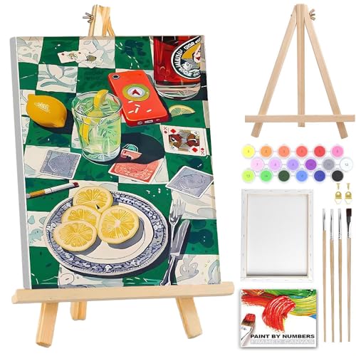 SUHEFAFA Malen Nach Zahlen Erwachsene Poker- Poker Malen nach Zahlen Diy Erwachsene Mit Holzrahmen Holzstaffelei, Acrylfarbe Leinwand und 4 Pinsel Kit Geschenk Home Haus Deko(30×40cm SUHEFAFA Malen Nach Zahlen Erwachsene Poker- Poker Malen nach Zahlen Diy Erwachsene Mit Holzrahmen Holzstaffelei, Acrylfarbe Leinwand und 4 Pinsel Kit Geschenk Home Haus Deko(30×40cm von SUHEFAFA