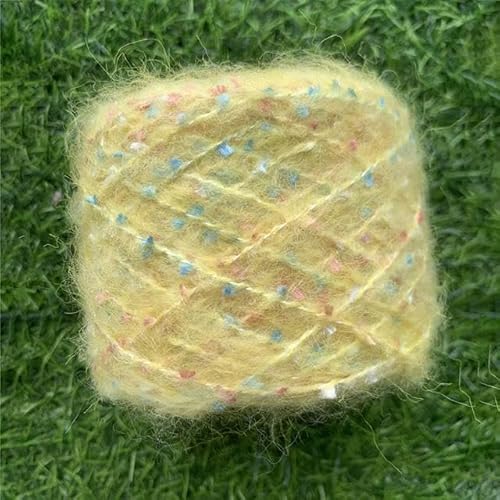 300/600g Mohair Pailletten Garn Bunte Dicke Weiche Plüsch Pailletten Wolle Faden Für DIY Hand Stricken Pullover Schal hut Häkeln Linie von SUKORI