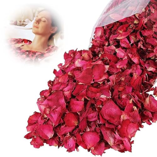 Blütenkonfetti Hochzeit 100g, Blütenkonfetti Hochzeit Getrocknete Rosenblätter Blütenblätter Hochzeit Biologisch Konfetti Hochzeit Rose Abbaubar für Geburtstag Vorschlag Party Feiern von SULIUDAJI