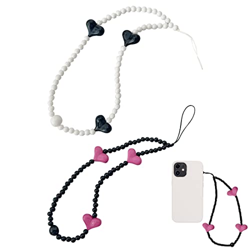 Handykette,2 Stück Handy Lanyard,Premium Handyband,Handy,Anhänger,praktisches Handy,Accessoire,Handschlaufe für Handys,Handy Dekoration Zubehör Handschlaufe Schlüsselanhänger Schlüsselband von SULIUDAJI