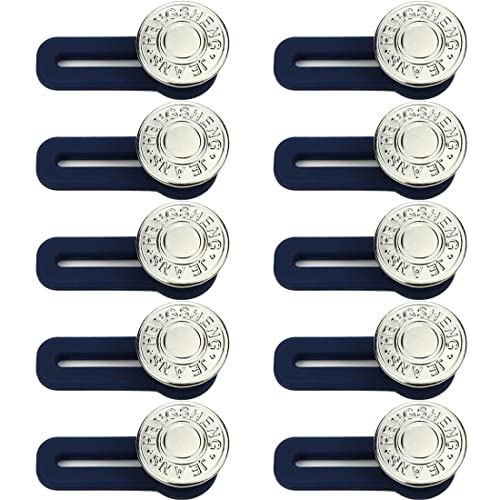 SULIUDAJI 10pcs Jeans Knöpfe Ohne Nähen Button Pins Jeans Hosenknöpfe Zum Stecken DIY Jeansknopf Knöpfe Hosen Enger Machen Jeans Knöpfe zum Erweitern oder Reduzieren der Hosengröße von SULIUDAJI