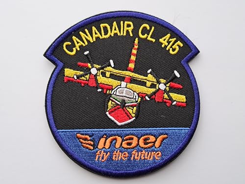 SUMA SHOP - Italian AirForce Patch Luftfahrt Militär Canadair CL 415 Feuerwehr - Nachbildung von SUMA SHOP