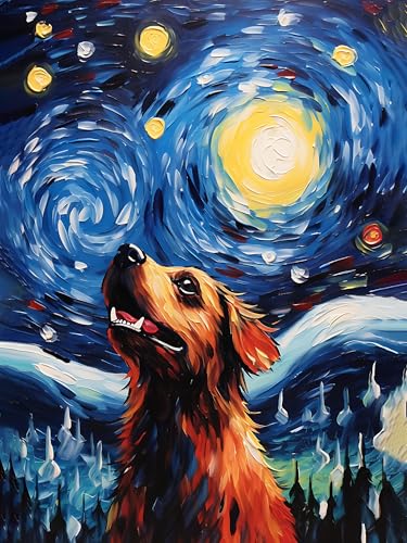 SUMELAY Süßer Hund Diamond Painting Erwachsene, 5D DIY Diamant Painting Bilder, Diamond Art, Bausätze für Diamantmalerei, Diamant Malerei für Haus Dekoration 30x40cm von SUMELAY