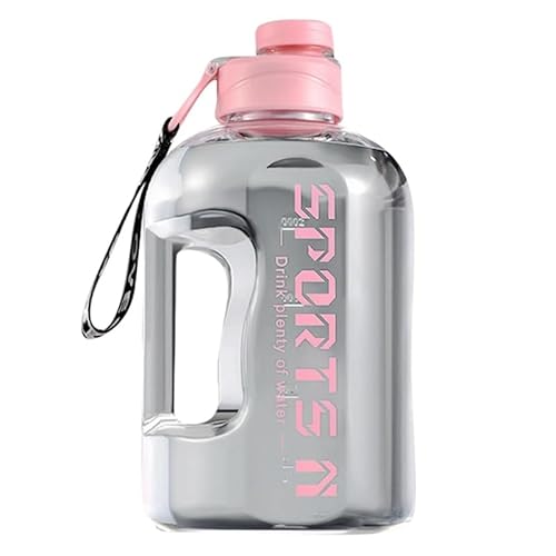 1,7 Liter Sport Wasser Flasche tragbare Reise Wasser Flasche für Training Übung Fitness Cup mit Zeit Waage BPA frei für Fitness Studio Outdoor Sport von SUMKTO