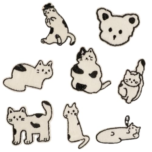 8 PCs Bestickte Flecken Cartoon Katzen Eisen Auf Flecken Applique Pflaster Nähen Auf Flecken Nähflecken 8 PCs Bestickte Flecken Cartoon Katzen Eisen Auf Flecken Applique Pflaster Nähen Auf Flecken Nähflecken von SUMMITDRAGON