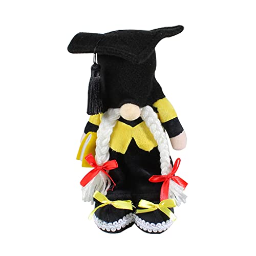 SUMMITDRAGON Graduation Season Gnome Doktorial Hat Toy Supplies Haushalt Für Festival Geburtstag Neujahr Party Graduation Gnom Zubehör von SUMMITDRAGON