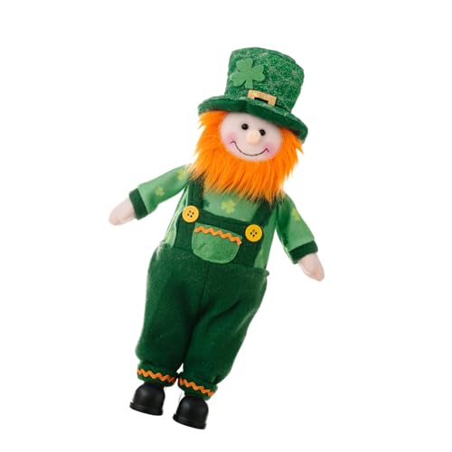 SUMMITDRAGON Irish Patrick Toy Festive Irish Patricks Day Figur Tabletop Decor Boy Girl Toy Party Handmade Toy Patricks Day Dekorationen von SUMMITDRAGON