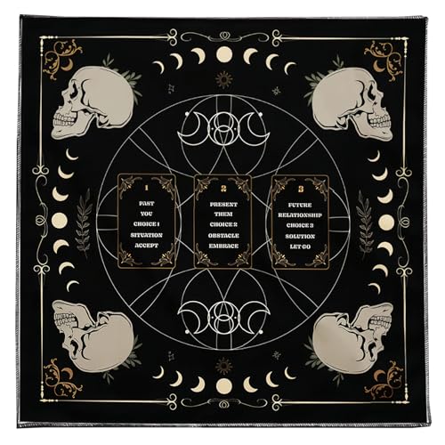 SUMMITDRAGON Stoffkartentisch Karten Tuch Wandtee Leseberichtung Tarotkarte Tischdecke Altäre Stoff Einfach Zu Bedienen SUMMITDRAGON Stoffkartentisch Karten Tuch Wandtee Leseberichtung Tarotkarte Tischdecke Altäre Stoff Einfach Zu Bedienen von SUMMITDRAGON