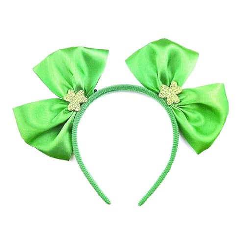Zeigen Sie Ihre irische Nationalfeierfeier mit modischem Frühlings-Haarband, geeignet für Frauen, Stoffdekorationen von SUMMITDRAGON