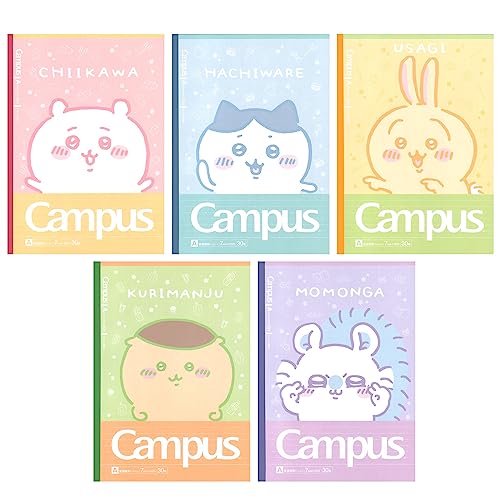 SUN-STAR Stationery S2691620 Chiikawa Notizbuch, Campus Notizbuch, Punkte, Chikawa von SUN-STAR