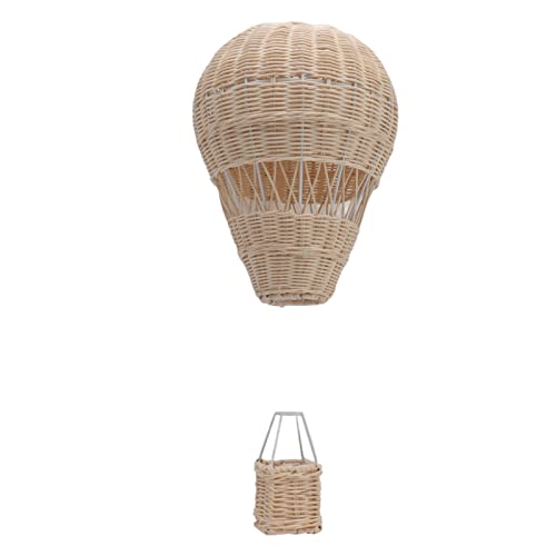 Gewebter Heißluftballon, Handgefertigt, Exquisite Details, Rattan-Webdekoration für Kinderzimmer, Party, Foto-Requisite von SUNFECILI