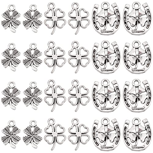 SUNNYCLUE 1 Box 150 St Patrick Charms Vierblättriges Kleeblatt Charm Irisches Kleeblatt St Patrick'S Day Charme 4 Blätter Hufeisen Charme Für Die Schmuckherstellung Anhänger Saint Day Geschenk Ohr SUNNYCLUE 1 Box 150 St Patrick Charms Vierblättriges Kleeblatt Charm Irisches Kleeblatt St Patrick'S Day Charme 4 Blätter Hufeisen Charme Für Die Schmuckherstellung Anhänger Saint Day Geschenk Ohr von SUNNYCLUE