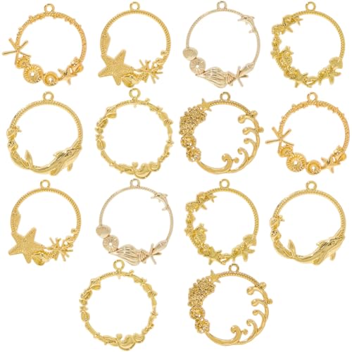 SUNNYCLUE 1 Box 28 Stück 7 Stile Offene Lünetten Charms Mit Meeresmotiv Goldene Lünetten Charms Metalllegierung Sommer Ozean Thema Delfin Seestern Wal Muschel Anhänger Für Die Schmuckherstellung Halsk SUNNYCLUE 1 Box 28 Stück 7 Stile Offene Lünetten Charms Mit Meeresmotiv Goldene Lünetten Charms Metalllegierung Sommer Ozean Thema Delfin Seestern Wal Muschel Anhänger Für Die Schmuckherstellung Halsk von SUNNYCLUE