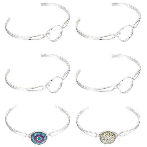 SUNNYCLUE 10 Stück Cabochon Armbandrohlinge Armband Cabochon Fassung von SUNNYCLUE