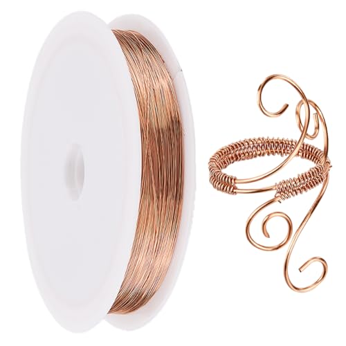 SUNNYCLUE 100 m Kupfer Schmuckdraht 0.3 mm 28 Gauge Kupfer Basteldraht Roségold Kupferdrähte Dünner Anlaufgeschützter Kupferdraht Kupfer Basteldraht Für Die Schmuckherstellung Bildhauerei Drahtwicklun SUNNYCLUE 100 m Kupfer Schmuckdraht 0.3 mm 28 Gauge Kupfer Basteldraht Roségold Kupferdrähte Dünner Anlaufgeschützter Kupferdraht Kupfer Basteldraht Für Die Schmuckherstellung Bildhauerei Drahtwicklun von SUNNYCLUE