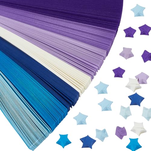 SUNNYCLUE 1620 Stück 7 Farben Blau Origami Stern Papier Faltsterne Glücks Lila Farbverlauf Glitzer Schimmer Doppelseitige Rechteckige Dekorationen Origami Streifen Für Kunst DIY Handgefertigtes Bastel SUNNYCLUE 1620 Stück 7 Farben Blau Origami Stern Papier Faltsterne Glücks Lila Farbverlauf Glitzer Schimmer Doppelseitige Rechteckige Dekorationen Origami Streifen Für Kunst DIY Handgefertigtes Bastel von SUNNYCLUE