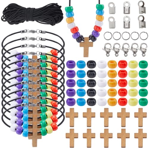 SUNNYCLUE 590 Armband Bastelset 7 Chakra Perlen Holzkreuz Anhänger Mini Kruzifix Anhänger Kunststoff Fassperlen Bunte Pony Perlen Abstandsperlen Für Schmuckherstellungssets Für Erwachsene Und Frauen D SUNNYCLUE 590 Armband Bastelset 7 Chakra Perlen Holzkreuz Anhänger Mini Kruzifix Anhänger Kunststoff Fassperlen Bunte Pony Perlen Abstandsperlen Für Schmuckherstellungssets Für Erwachsene Und Frauen D von SUNNYCLUE