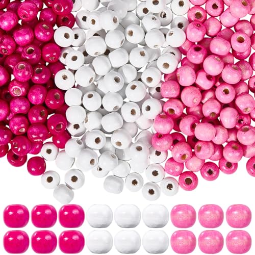 SUNNYCLUE 600 Stück 3 Farben 10mm Holzperlen Valentinstag Holzperlen Großpackung Klein Rund Ahorn Gefärbt Rosa Urlaub Weiß Romantische Liebe Lose Abstandshalter Für Schmuckherstellung DIY Zubehör Hals SUNNYCLUE 600 Stück 3 Farben 10mm Holzperlen Valentinstag Holzperlen Großpackung Klein Rund Ahorn Gefärbt Rosa Urlaub Weiß Romantische Liebe Lose Abstandshalter Für Schmuckherstellung DIY Zubehör Hals von SUNNYCLUE