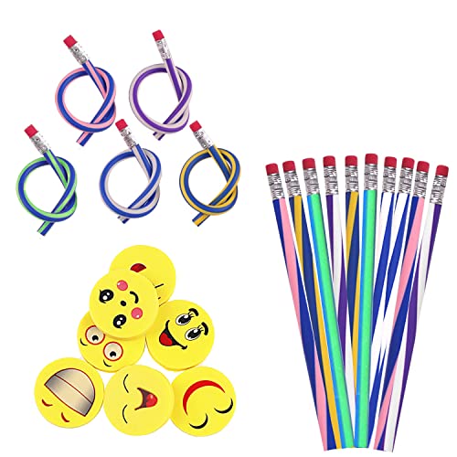 SUNRIZ Biegebleistifte Kinder, Bunt Flexible Biegsame Bleistifte, Magic Mitgebsel Kindergeburtstag Mitbringsel Give Aways Partybeutelfüller für Kinder (48) von SUNRIZ