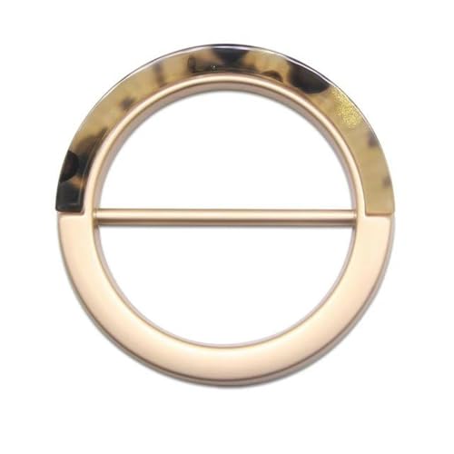 35/40/45 mm modische Gürtelschnallen aus Metallharz, Bastel- und Dekorationsschnallen für Damenmäntel, Windjacken, DIY-Nähzubehör, Innen 3,5 cm, C008 Mattgold von SUOCMG