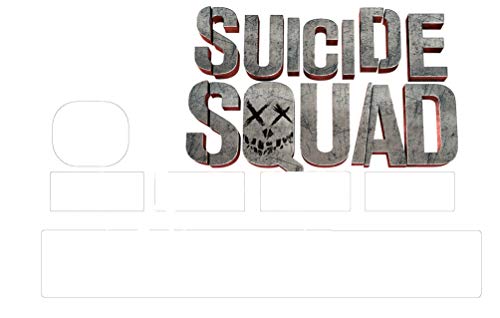 Super Made Sticker Suicide Squad zum Personalisieren Ihrer blauen Karte nach Lust des Moments von SUPER FABRIQUE