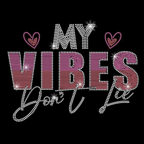 SUPERDANT My Vibes Bügelbild Mit Strasssteinen Don'T Lie Zum Aufbügeln T Shirt Crystal Girl Wärmeübertragung Hotfix Aufkleber Kleidung Kristall Patch Für Kleidung Taschen DIY Bastelarbeiten SUPERDANT My Vibes Bügelbild Mit Strasssteinen Don'T Lie Zum Aufbügeln T Shirt Crystal Girl Wärmeübertragung Hotfix Aufkleber Kleidung Kristall Patch Für Kleidung Taschen DIY Bastelarbeiten von SUPERDANT