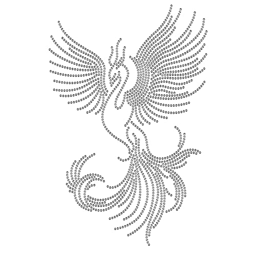 SUPERDANT Phoenix Strass Hotfix Transfer Aufkleber Zum Aufbügeln Phoenix Kristall Strass Wärmeübertragung Für T Shirt Weste Schuhe Hut Jacke Dekor Phoenix Hotfix Schablonen Aufnäher DIY Kristalldrucke SUPERDANT Phoenix Strass Hotfix Transfer Aufkleber Zum Aufbügeln Phoenix Kristall Strass Wärmeübertragung Für T Shirt Weste Schuhe Hut Jacke Dekor Phoenix Hotfix Schablonen Aufnäher DIY Kristalldrucke von SUPERDANT