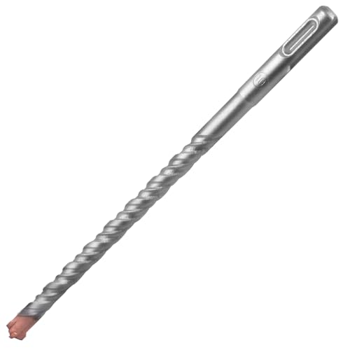 SUQIN SDS Plus Bohrer Professionell Hammerbohrer 10mm*200mm mit 4 Hartmetall Schneiden，Steinbohrer ，Betonbohrer, Ideal zum Bohren in Stein, Beton, Naturstein, Ziegelmauer von SUQIN