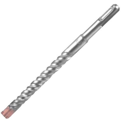 SUQIN SDS Plus Bohrer Professionell Hammerbohrer 14mm*200mm mit 4 Hartmetall Schneiden，Steinbohrer ，Betonbohrer, Ideal zum Bohren in Stein, Beton, Naturstein, Ziegelmauer von SUQIN