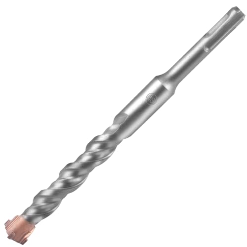 SUQIN SDS Plus Bohrer Professionell Hammerbohrer 18mm*200mm mit 4 Hartmetall Schneiden，Steinbohrer ，Betonbohrer, Ideal zum Bohren in Stein, Beton, Naturstein, Ziegelmauer von SUQIN