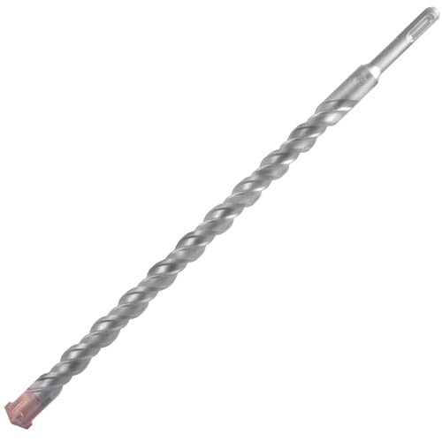 SUQIN SDS Plus Bohrer Professionell Hammerbohrer 18mm*350mm mit 4 Hartmetall Schneiden，Steinbohrer ，Betonbohrer, Ideal zum Bohren in Stein, Beton, Naturstein, Ziegelmauer von SUQIN