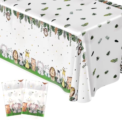 SUTYRLGU Tablecloth 150 x 300cm, Rectangular Water Resistant Table Cover Waterproof Table Cloth, Pack of 6 Washable Dining Tablecloth for Rectangle Tables von SUTYRLGU