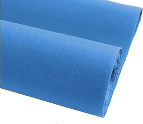 Samtstoff beflockt Schubladenfutter, DIY selbstklebende Rückseite für Schmuckfutter, Basteln, Fotohintergründe und Möbelverpackung(Blue) von SUWOOPH