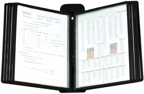 Wandbehangener Flip-Display-Ordner, A4-Metall-Loseblatt-Flip-Book for Bürodokumente, Firmenmitteilungen, öffentliche Informationen von SUWOOPH