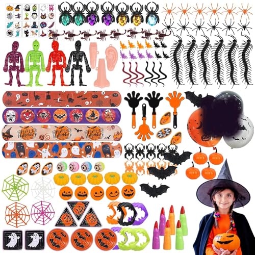 SVCEQZE Halloween Goodie Bag Stuffers, Halloween Party Prize Halloween Tiny Toys | Innovatives Halloween-Zubehör, Halloween-Partytüten für Kinder, Kleinkinder, Jugendliche von SVCEQZE