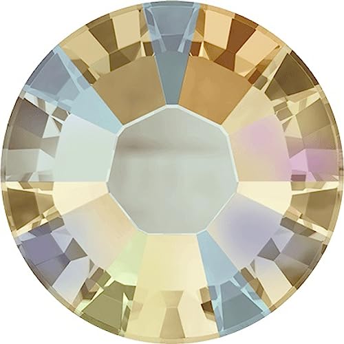 SWAROVSKI® Kristalle 2038 HotFix SS06 (ca. 2.0mm) 100 Stück Light Topaz Shimmer von Swarovski