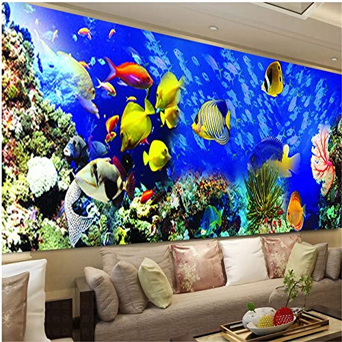 SWECOMZE DIY 5D Diamant Malerei Fisch Ozean, Kristall Strass Stickerei Bilder DIY Diamond Painting für Home Wand-Decor (100 * 40cm) von SWECOMZE