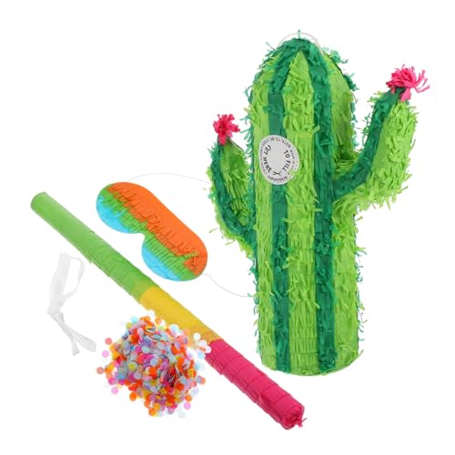 SWETRACE 1 Satz Kaktusspielzeug Pinata Für Jungen Pinata Für Erwachsene Cowboy-piñata Taco-partyzubehör Pinata- Taco-pinata Kleine Piñata Mexiko-kaktus-pinata Große Piñatas Papier von SWETRACE