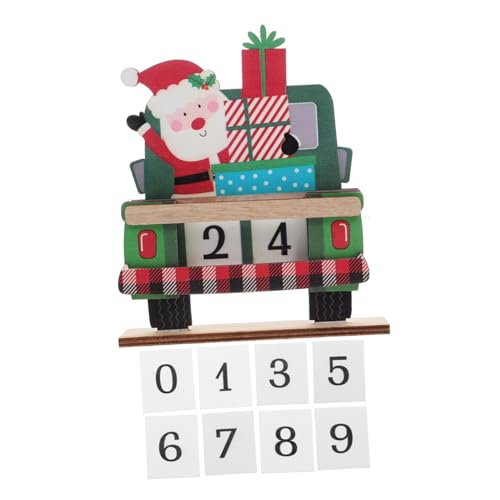 SWOOMEY Holz Santa Block Adventskalender mit Countdown Weihnachtsdeko Interaktives Symbol Festliche Tischdekoration Robustes Design für Unvergessliche Feiertage für Winterfeiern SWOOMEY Holz Santa Block Adventskalender mit Countdown Weihnachtsdeko Interaktives Symbol Festliche Tischdekoration Robustes Design für Unvergessliche Feiertage für Winterfeiern von SWOOMEY