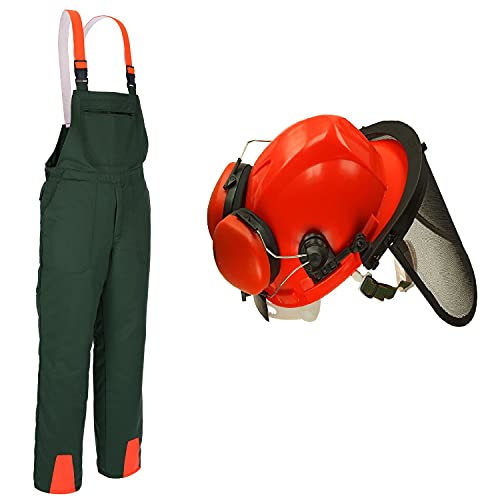 SWS Forst GmbH Parent Schnittschutz Set 2 teilig Helm Schnittschutzhose (48) von SWS Forst GmbH